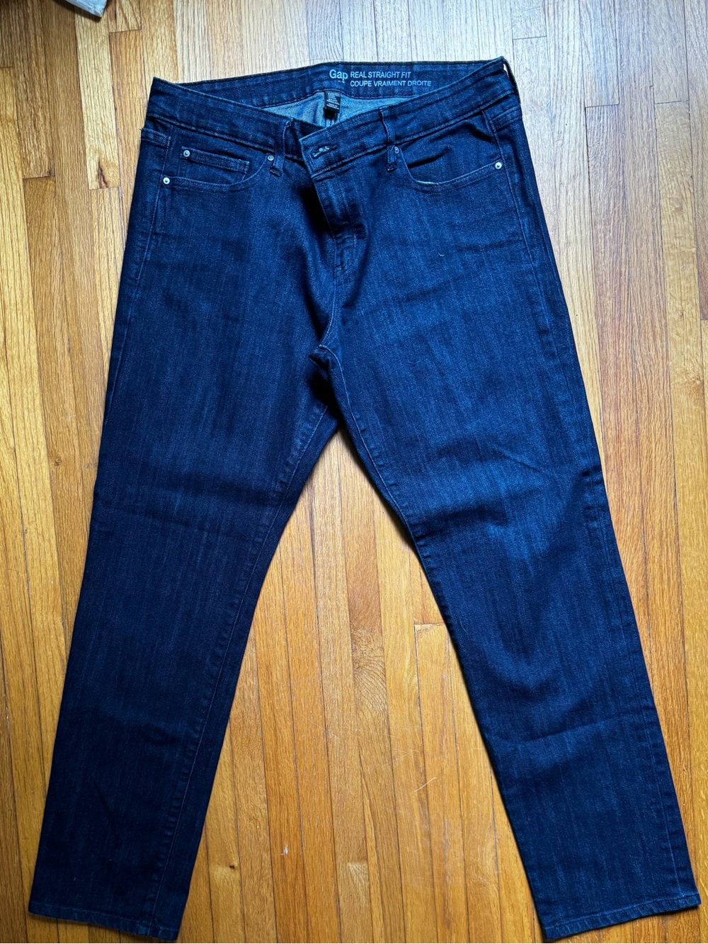 GAP Dark Indigo Straight Jeans